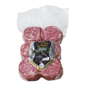 Linguiça de carne suína - defunado fatiado (salame) 1kg (Cód 1083) (1)